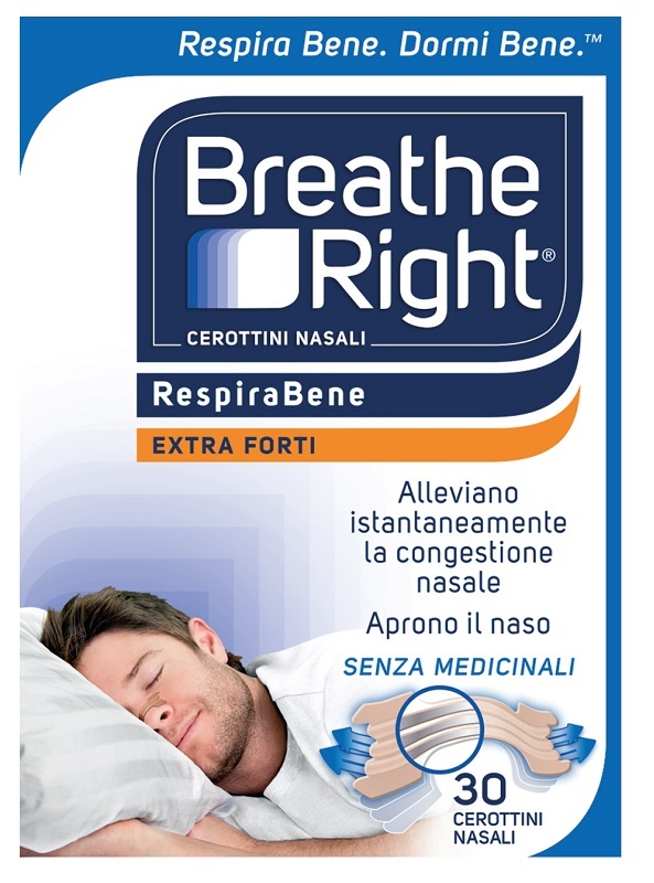 CEROTTI NASALI BREATHE RIGHT EXTRA FORTE 30 PEZZI - UniversoFarmacie.it
