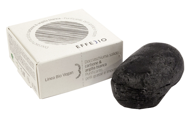EFFEBIO DOCCIASCHIUMA SOLIDO CARBONE E ARGILLA BIANCA 75 G - UniversoFarmacie.it