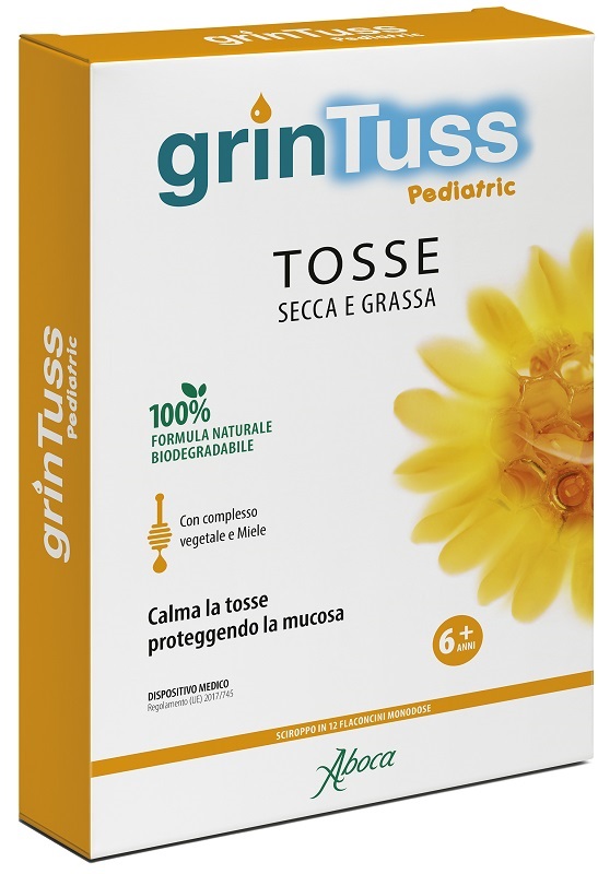 GRINTUSS PEDIATRIC SCIROPPO 12 FLACONCINI - UniversoFarmacie.it