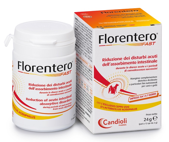 FLORENTERO FAST BARATTOLO DA 12 COMPRESSE APPETIBILI DA 2 G - UniversoFarmacie.it