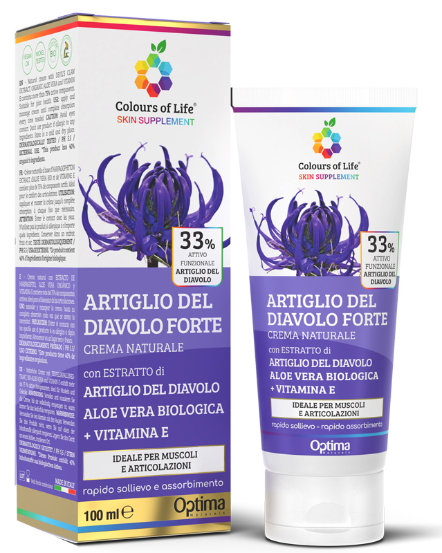 COLOURS OF LIFE SKIN SUPPLEMENT ARTIGLIO DEL DIAVOLO 33% CREMA 100 ML - UniversoFarmacie.it