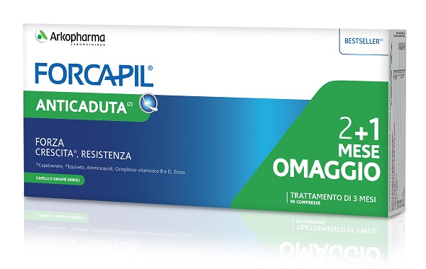FORCAPIL ANTICADUTA 90CPR 2+1 MESE IN OMAGGIO - UniversoFarmacie.it