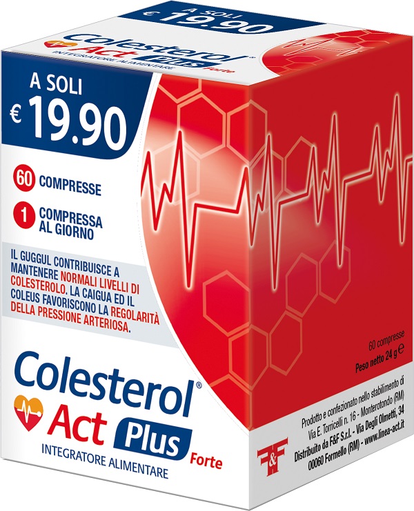 COLESTEROL ACT PLUS FORTE 60 COMPRESSE - UniversoFarmacie.it