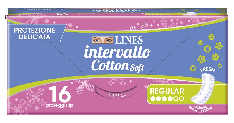 PROTEGGISLIP LINES INTERVALLO COTTON SOFT FRESH DISTESI 16 PEZZI - UniversoFarmacie.it