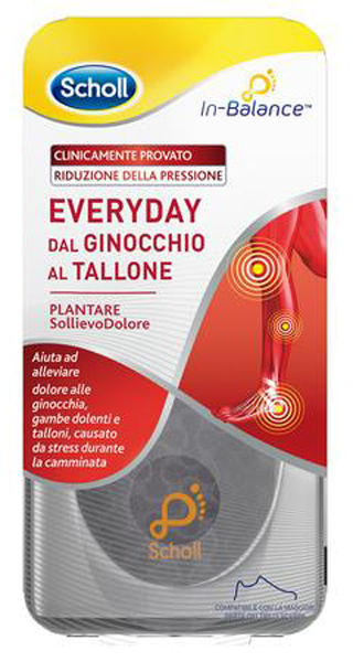 PLANTARE SOLLIEVO DOLORE DA GINOCCHIO A TALLONE SCHOLL IN BALANCE EVERYDAY S - UniversoFarmacie.it