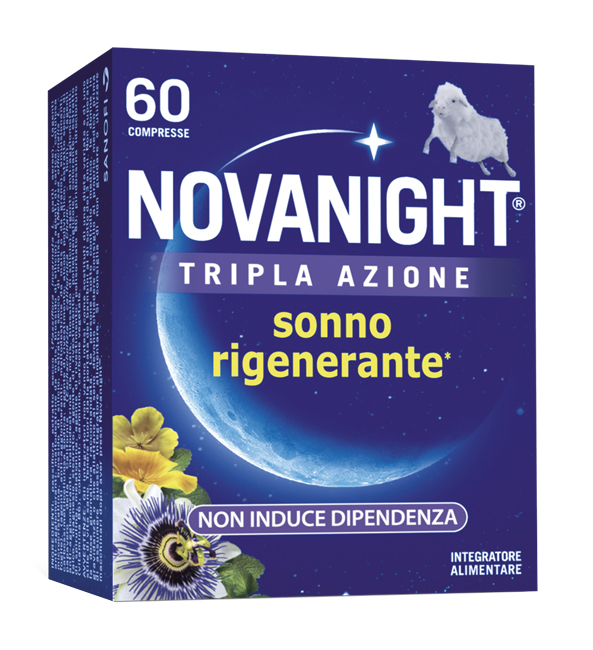NOVANIGHT TRIPLA AZIONE SONNO RIGENERANTE 60 COMPRESSE - UniversoFarmacie.it