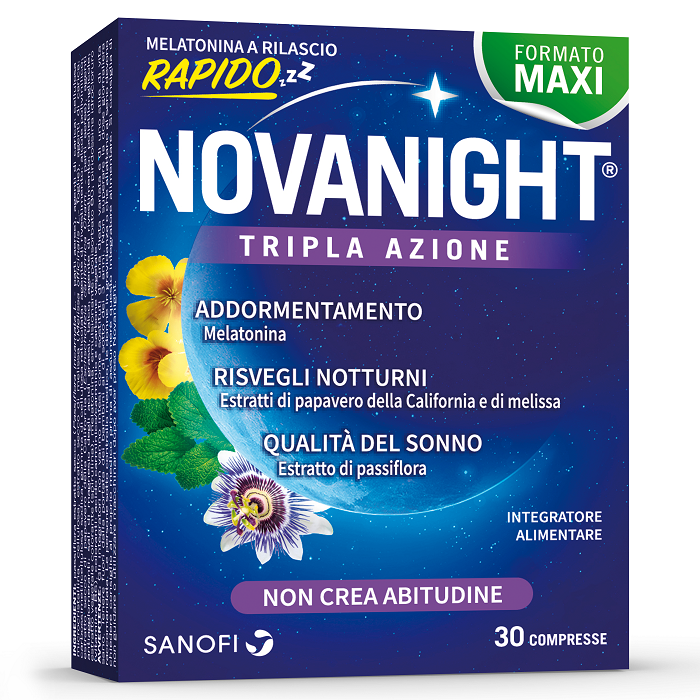 NOVANIGHT 30 COMPRESSE RILASCIO RADIDO NEW - UniversoFarmacie.it