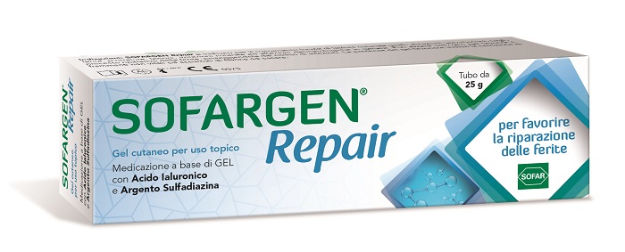 MEDICAZIONE SOFARGEN GEL ACIDO IALURONICO E ARGENTO SULFADIAZINA TUBETTO 25 G - UniversoFarmacie.it