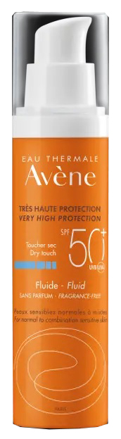 AVENE SOL FLUIDO SPF50+ SENZA PROFUMO NUOVA FORMULA 50 ML - UniversoFarmacie.it