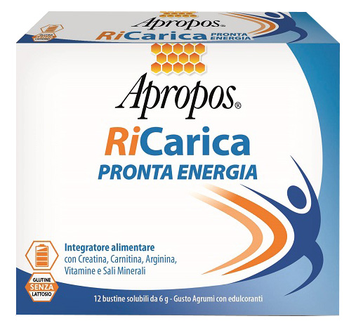 APROPOS RICARICA PRONTA ENERGIA 12 BUSTINE 6 G - UniversoFarmacie.it