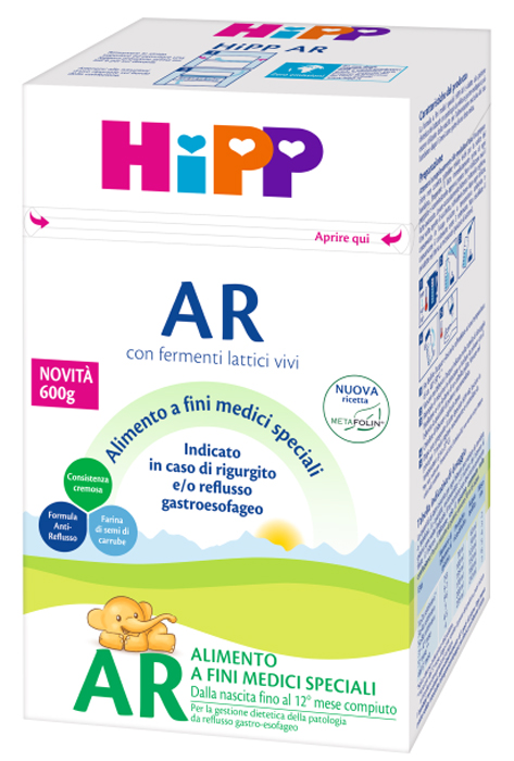 HIPP LATTE ANTIREFLUSSO CON METAFOLINA 600 G - UniversoFarmacie.it