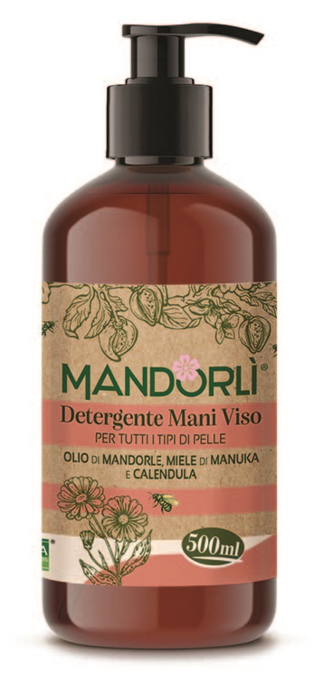 MANDORLI DETERGENTE MANI VISO PER TUTTI I TIPI DI PELLE 500 ML - UniversoFarmacie.it