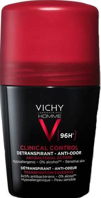 VICHY HOMME DEODORANTE CLINICAL CONTROL 96H ROLL 50 ML - UniversoFarmacie.it