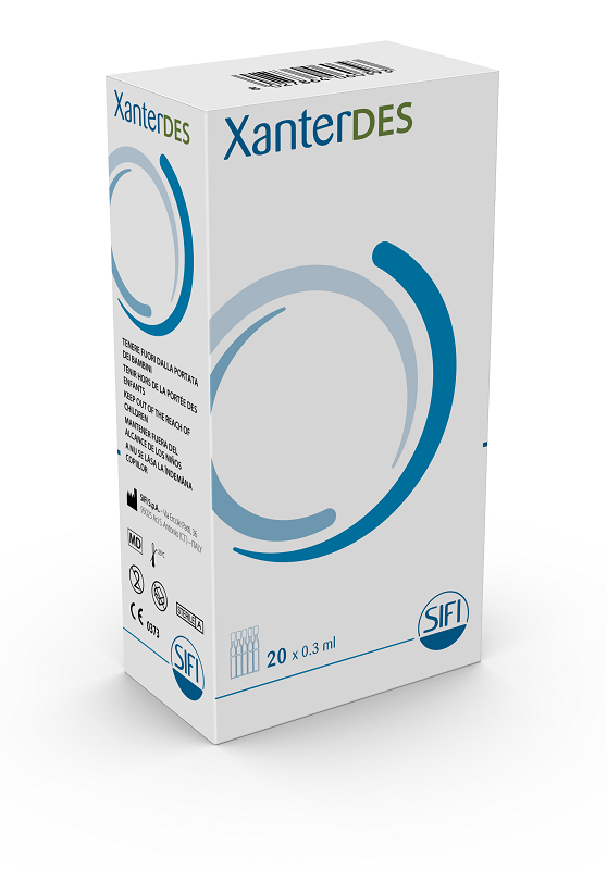 XANTERDES SOLUZIONE OFTALMICA 20 FLACONCINI MONODOSE DA 0,3 ML - UniversoFarmacie.it