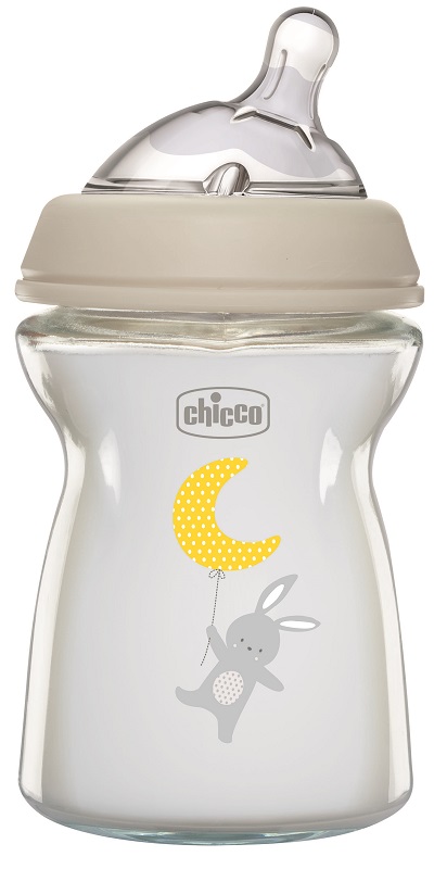 CHICCO BIBERON NAT FEEL VETRO 0M+ 250 ML - UniversoFarmacie.it