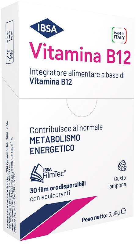 VITAMINA B12 IBSA 30 FILM ORALI - UniversoFarmacie.it