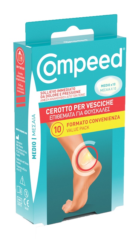 CEROTTI COMPEED PER VESCICHE MEDIO 10 PEZZI CARTON - UniversoFarmacie.it