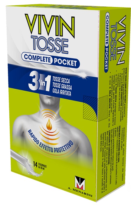 VIVIN TOSSE COMPLETE POCKET 14 STICK PACK DA 10 ML - UniversoFarmacie.it