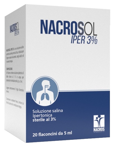 NACROSOL IPER 3% 20 FLACONCINI DA 5 ML - UniversoFarmacie.it
