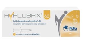 SIRINGA INTRA-ARTICOLARE HYALUBRIX 60 ACIDO IALURONICO 1,5% 60 MG 4 ML - UniversoFarmacie.it