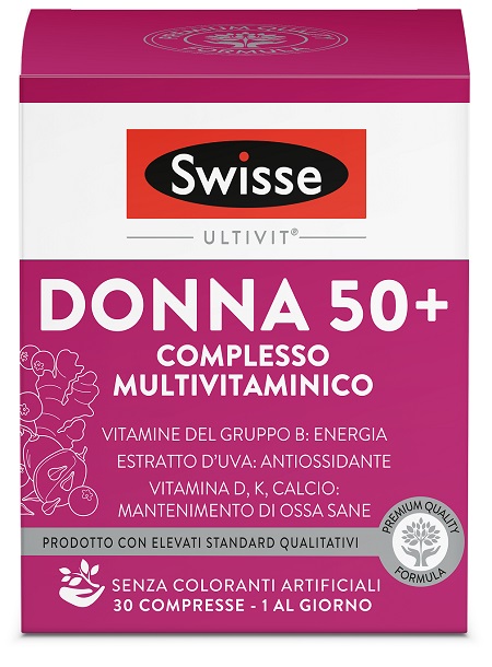 SWISSE MULTIVITAMINICO DONNA 50+ 30 COMPRESSE - UniversoFarmacie.it