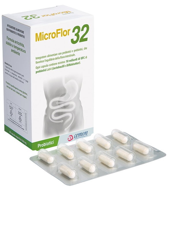 MICROFLOR 32 60 CAPSULE 366 MG NO FRIGO - UniversoFarmacie.it