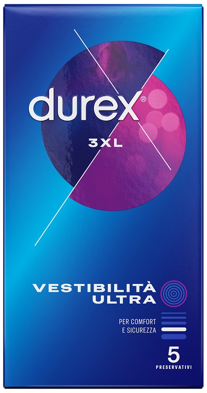 PRESERVATIVO DUREX 3XL VESTIBILITA' ULTRA 5 PEZZI - UniversoFarmacie.it