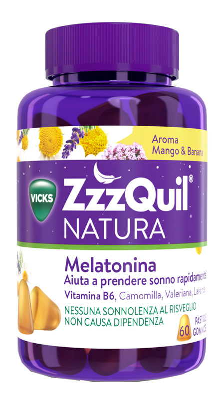 ZZZQUIL NATURA MANGO & BANANA 60 PASTIGLIE GOMMOSE - UniversoFarmacie.it