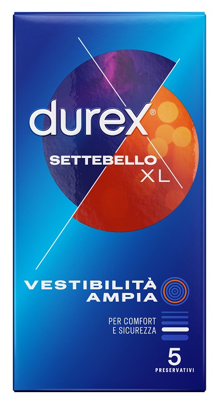 PROFILATTICO DUREX SETTEBELLO XL 5 PEZZI - UniversoFarmacie.it
