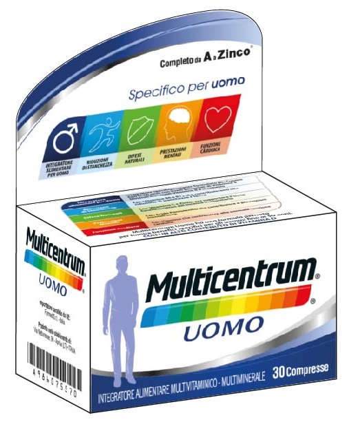 MULTICENTRUM UOMO 30 COMPRESSE - UniversoFarmacie.it