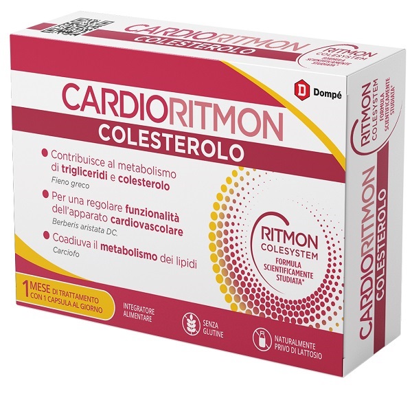 CARDIORITMON COLESTEROLO 30 CAPSULE - UniversoFarmacie.it