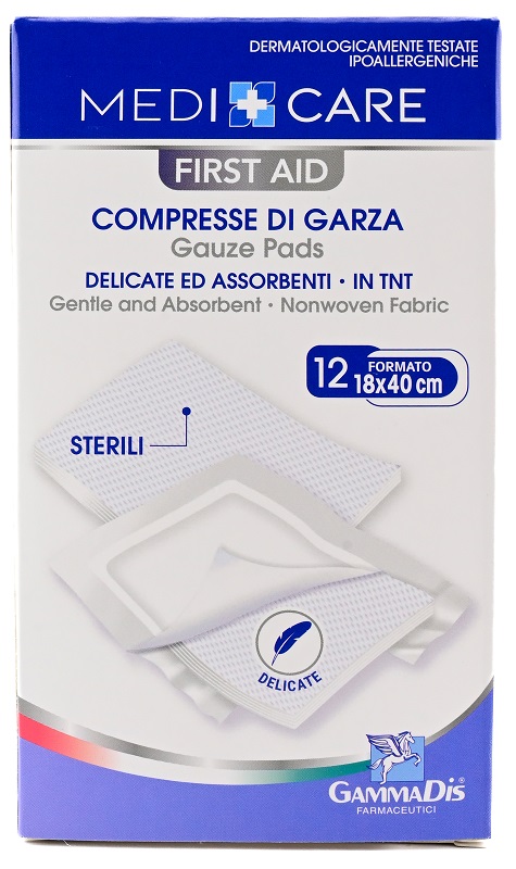 GARZA MEDICARE TNT 18X40 CM 12 PEZZI - UniversoFarmacie.it