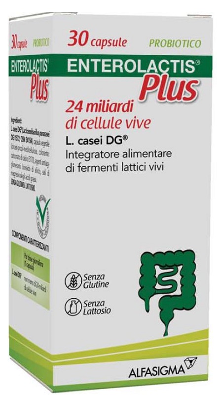 ENTEROLACTIS PLUS 30 CAPSULE - UniversoFarmacie.it