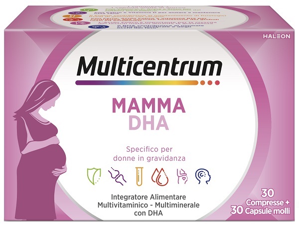 MULTICENTRUM MAMMA DHA 30 COMPRESSE + 30 CAPSULE - UniversoFarmacie.it