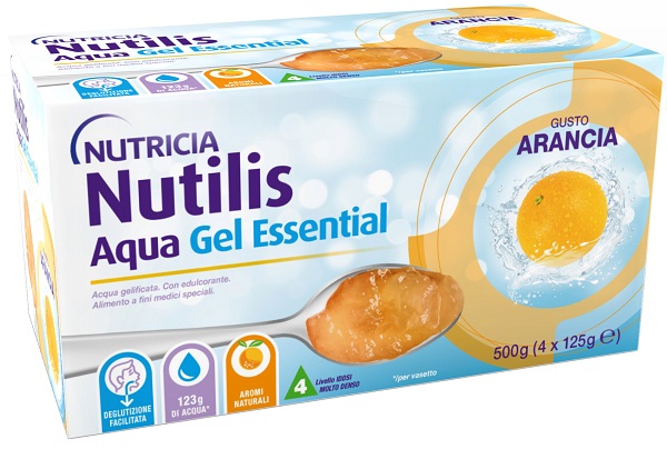 NUTILIS AQUA GEL ARANCIA 4 PEZZI DA 125 G - UniversoFarmacie.it