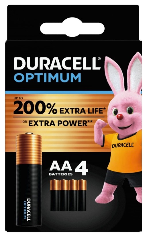 DURACELL OPTIMUM AA B4 16 PEZZI - UniversoFarmacie.it