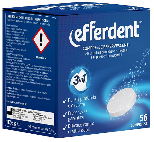 EFFERDENT 56 COMPRESSE EFFERVESCENTI - UniversoFarmacie.it