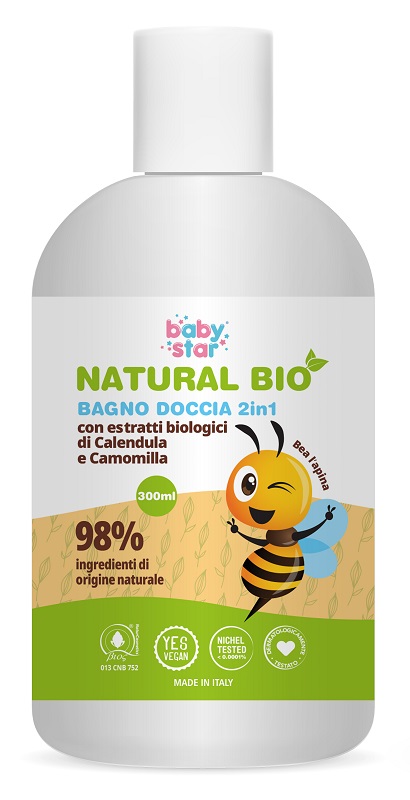 BABYSTAR BAGNODOCCIA 2IN1 NATURAL BIO - UniversoFarmacie.it