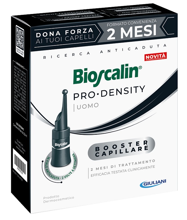 BIOSCALIN PRO DENSITY UOMO BOOSTER CAPILLARE 16 FIALE X 2,5ML - UniversoFarmacie.it