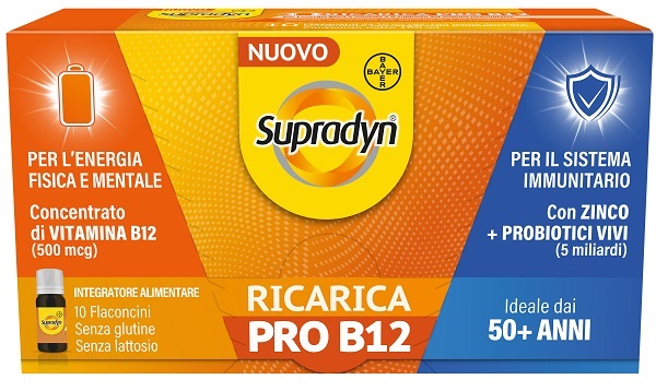 SUPRADYN RICARICA PRO B12 10 FLACONCINI - UniversoFarmacie.it